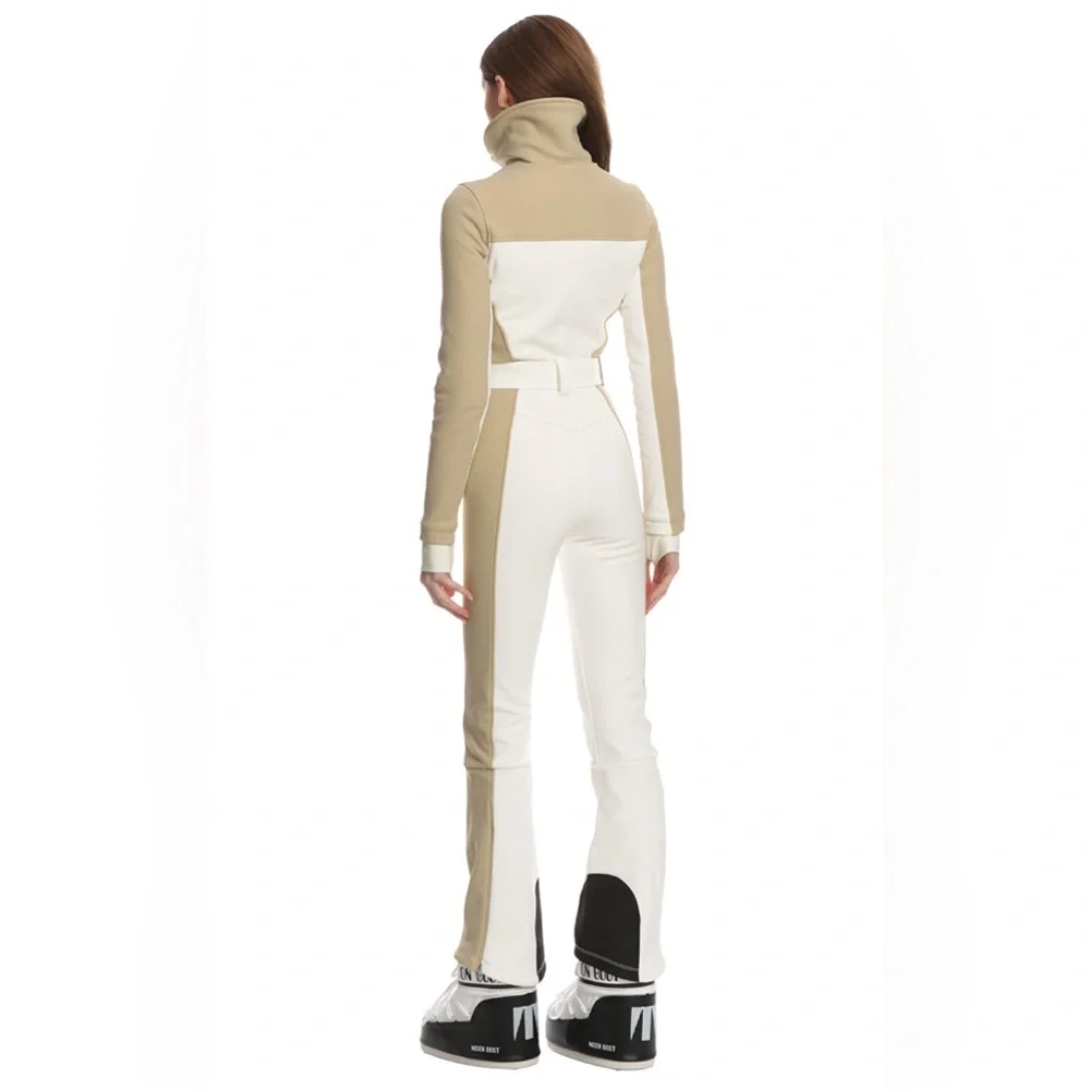 Cordova Badia Belted Colorblocked Straight Ski Suit